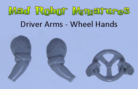 Driver Arms - Wheel Hands